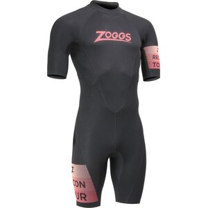Zoggs Recon Tour Shorty Mens, Black / Red, M