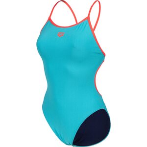 Arena Swimsuit Lace Back Solid Womens, Martinica, 32