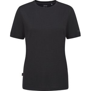 Rab Crimp Logo Tee Womens, Beluga, S (UK 10)