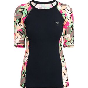Roxy SS Lycra Printed Womens, Anthracite Palm Song, S