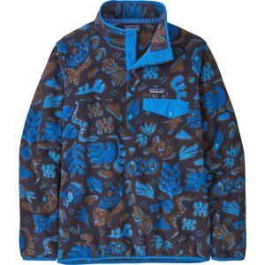 Patagonia Lightweight Synch Snap-T Pullover Mens, Across Oceans: Pitch Blue, XL