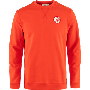 Fjällräven 1960 Logo Badge Sweater Mens, Flame Orange (214), L