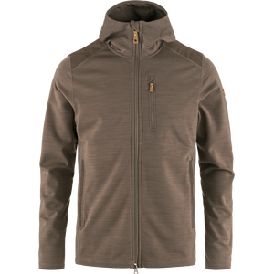 Fjällräven Keb Fleece Hoodie Mens, Suede Brown (244), S