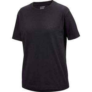 Arc'teryx Kragg Cotton Little Bird Crew Short Sleeve Womens, Black / Black, M
