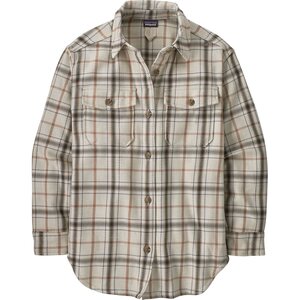 Patagonia Fjord Loft Overshirt Jacket Womens, Tree Top: Pumice, M