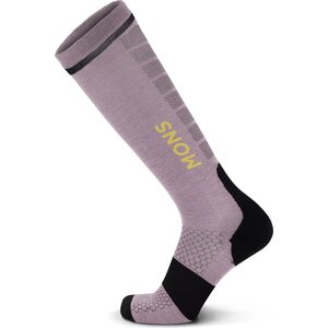 Mons Royale Pro Lite Merino Snow Sock Unisex, Orchid Sun, L (EUR 42-44)