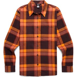 Cotopaxi Quedo Flannel Shirt Womens, Chestnut Plaid, L