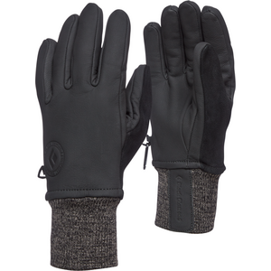 Black Diamond Dirt Bag Gloves, Black / Black, XS