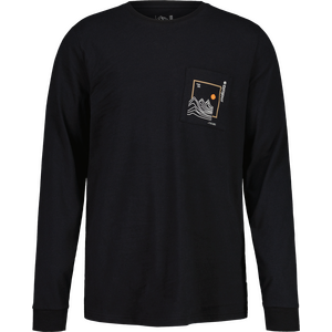 Maloja ChliM. Longsleeve Mens, Deep Black, M