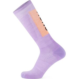 Mons Royale Atlas Merino Snow Sock, Lupin / Punch, L (EUR 42-44)