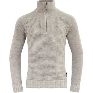 Devold Bispen Wool Zip Neck, Grey Melange, XL