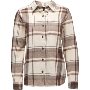 Black Diamond Project Flannel Womens, Chalk Pink / Walnut Plaid, S