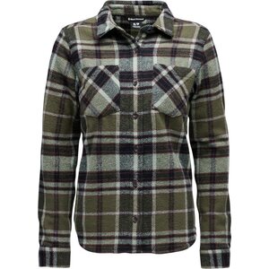 Black Diamond Project Heavy Flannel Womens, Tundra / Black / Agave Plaid, S