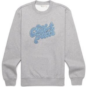 Cotopaxi Coto-Patch Crew Sweatshirt Mens, Heather Grey, M