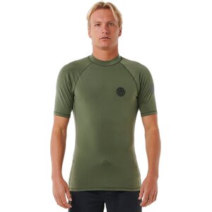 Rip Curl Icons UPF Brushed S/S, Dark Olive, XXL