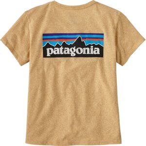 Patagonia P-6 Logo Responsibili-Tee Womens, Beeswax Tan, S