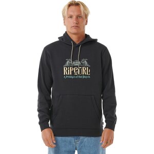 Rip Curl Down The Line Hooded
 Mens, Washed Black, M