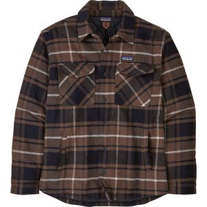 Patagonia Lightweight Insulated Fjord Flannel Shirt Mens, Outdoor: Molasses Brown, S