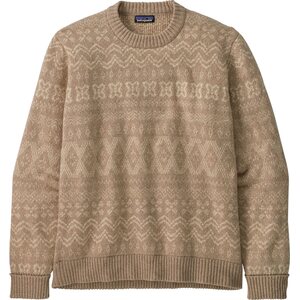 Patagonia Recycled Wool-Blend Sweater Mens, Helmsman: Seabird Grey, S