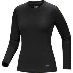 Arc'teryx Satoro Merino Wool Crew Womens, Black, S