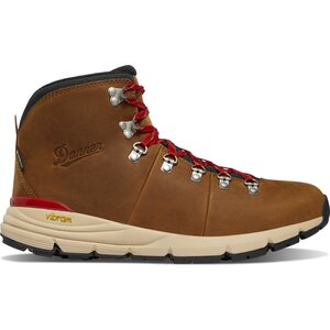 Danner Mountain 600 Leaf GTX Mens, Grizzly Brown / Rhodo Red, 42 (US 8.5)