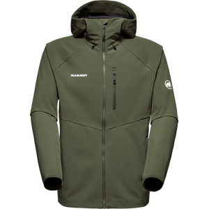 Mammut Ultimate Comfort SO Hooded Jacket Mens (2024), Dark Marsh, XL