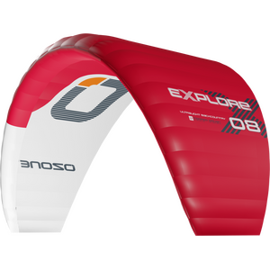 Ozone Explore V3 Kite Only 6m², Red / White
