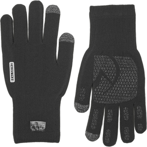 Sealskinz Anmer Waterproof All Weather Ultra Grip Knitted Glove, Black, XL