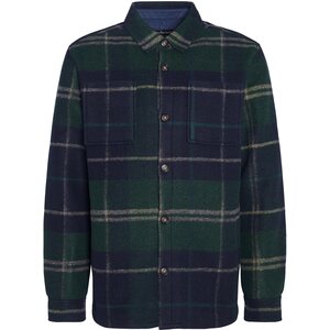 Barbour Chapter Tailored Check Overshirt Mens, Green Loch Tartan, L