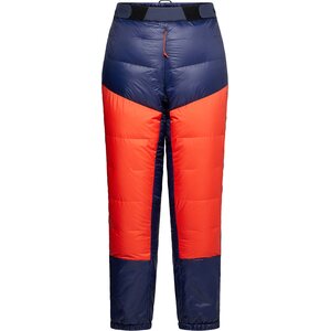 La Sportiva Olympus Tech Down Pant Mens, Deep Sea / Cherry Tomato, L, Regular
