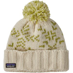 Patagonia Snowbelle Beanie, Evergreen Flakes: Birch White
