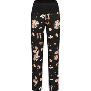 Maloja RobinieM. Printed Hybrid Softshell Pants Womens, Deep Black Flora, S