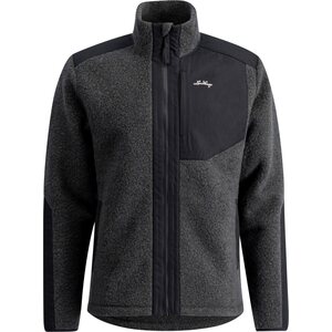Lundhags Saruk Wool Pile Mid Full Zip Mens, Charcoal (11000), XL