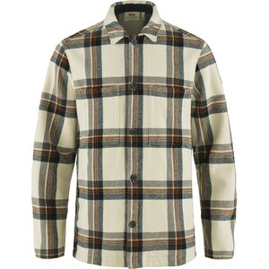 Fjällräven Singi Flannel Overshirt Mens, Chalk White / Dark Navy (113-555), XL
