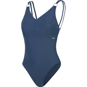 Speedo Shaping Strappy 1 Piece Womens, Spruce Blue, 36
