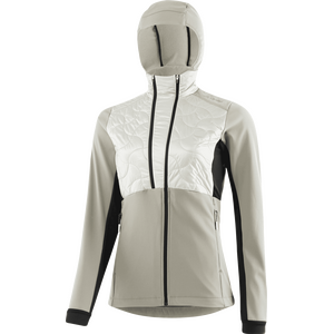Löffler Hooded Hybrid Jacket Grace PL60 Womens, Sandy (639), 36