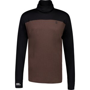 Mons Royale Yotei Powder Hood Longsleeve Mens, Cedar / Black, M