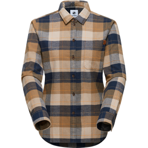 Mammut Trovat Longsleeve Shirt Womens, Marine - Savannah, S