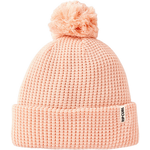 Rip Curl Anoeta Reg Pom Pom Beanie, Faded Rose, One Size