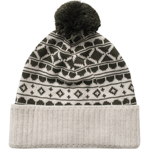 Varg Blåsten Beanie, Grey with Green, One Size