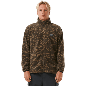 Rip Curl Fun Times Polar Fleece Mens, Rock, L