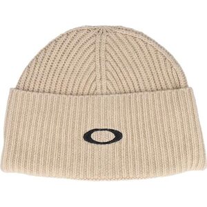 Oakley Ellipse Ribbed Beanie, Humus, One Size