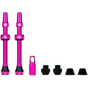 Muc-Off Tubeless Valve Kit V. 2.0, Pink, 60 mm