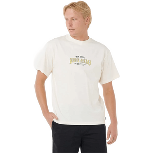 Rip Curl Eddie Would Go The Bay Tee Mens, Bone, L