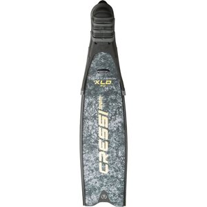 Cressi Gara Turbo Carbon Fins XLD, Grey Camouflage, 44/45