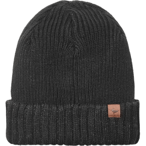 Sealskinz Bacton Waterproof Cold Weather Roll Cuff Beanie, Black, S/M