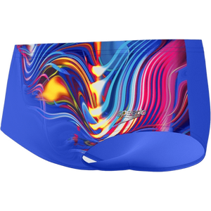 Speedo 13.5cm Club Training Placement Brief Mens, Molten Blend/Cobalt Pop, 32 (EUR 46)