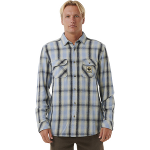 Rip Curl SWC Flannel Shirt Mens, Sparky Blue, S