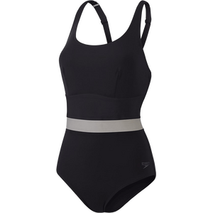 Speedo Shaping LuniaGlow 1-Piece, Black, 34 (EUR 38)