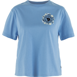 Fjällräven Fjällblomster Logo T-shirt Womens, Ultramarine (537), S